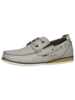 Fretz Men Halbschuhe^Leder-Mokassins in Grau