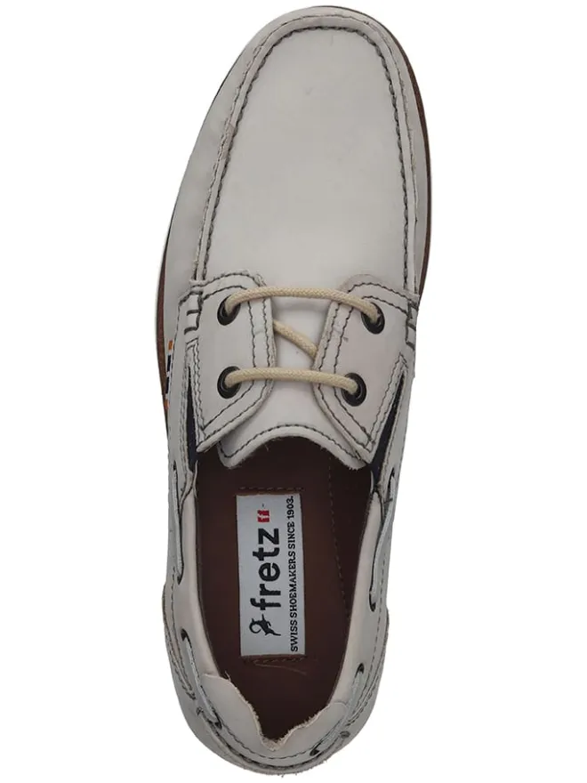 Fretz Men Halbschuhe^Leder-Mokassins in Grau
