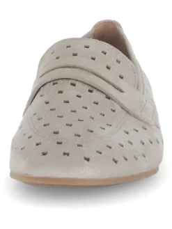 Gabor Halbschuhe^Leder-Mokassins in Grau