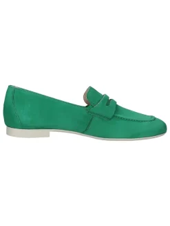 Paul Green Halbschuhe^Leder-Mokassins in Grün
