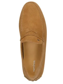 Leder-Mokassins in Hellbraun><noscript><img width=