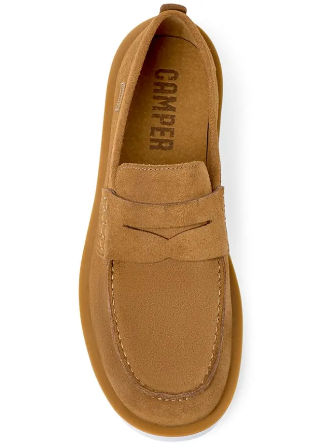Leder-Mokassins in Hellbraun>Camper Best