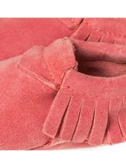 Lait et Miel Halbschuhe|Halbschuhe·Mokassins^Leder-Mokassins in Koralle