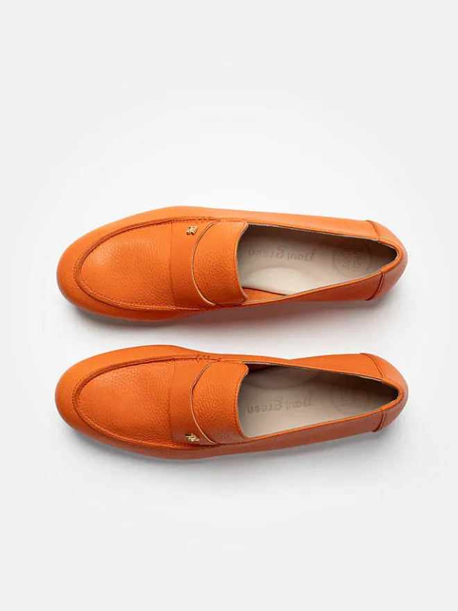 Leder-Mokassins in Orange>Paul Green