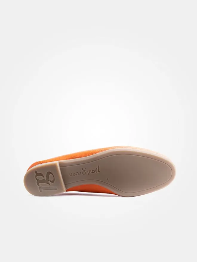 Leder-Mokassins in Orange>Paul Green