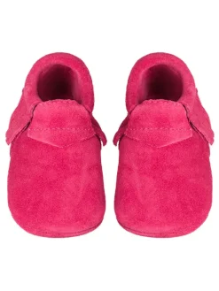 Leder-Mokassins in Rot>Lait et Miel Sale