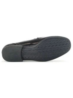 Leder-Mokassins in Schwarz><noscript><img width=
