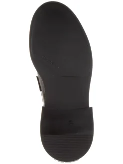 Calvin Klein Halbschuhe^Leder-Mokassins in Schwarz