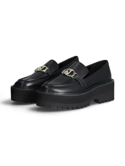 Leder-Mokassins in Schwarz>Liu Jo Online