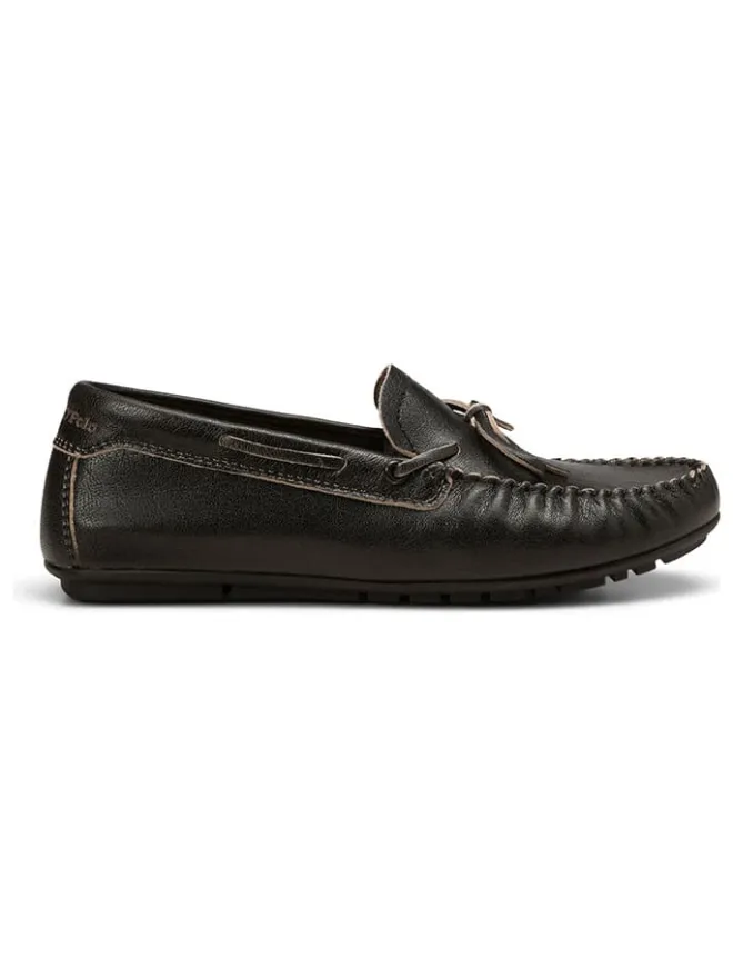Leder-Mokassins in Schwarz>Marc O'Polo Shoes Discount