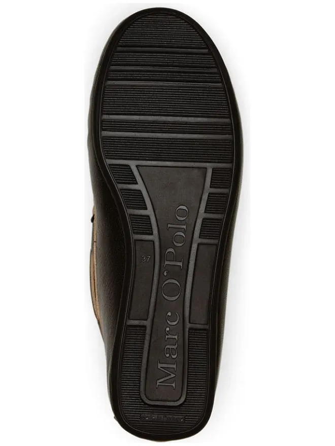Leder-Mokassins in Schwarz>Marc O'Polo Shoes Discount