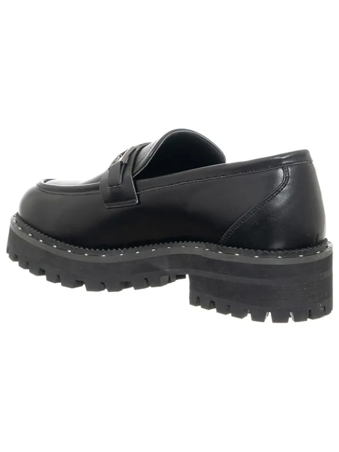 Leder-Mokassins in Schwarz>Patrizia Pepe Best