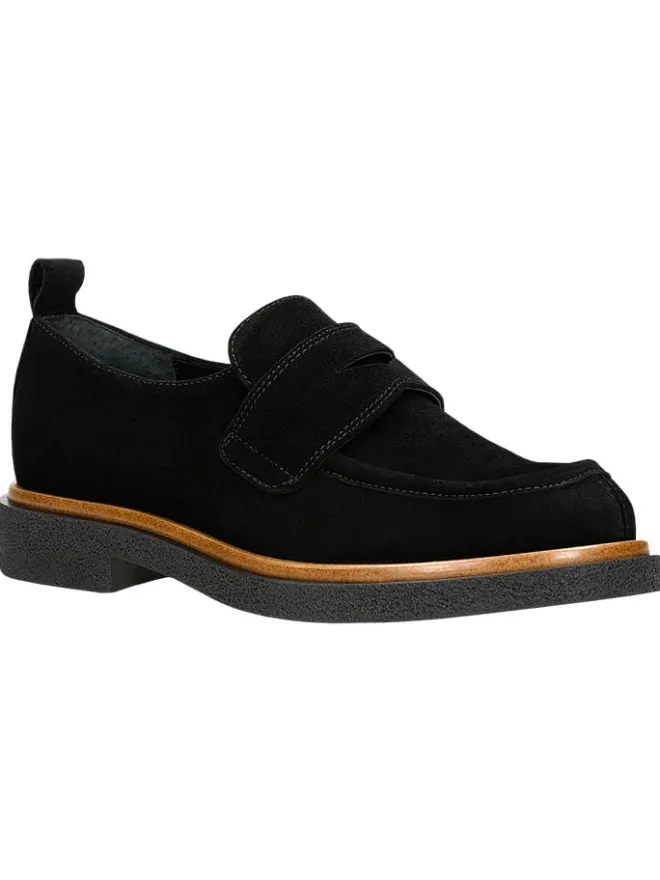 Leder-Mokassins in Schwarz>Wojas Best
