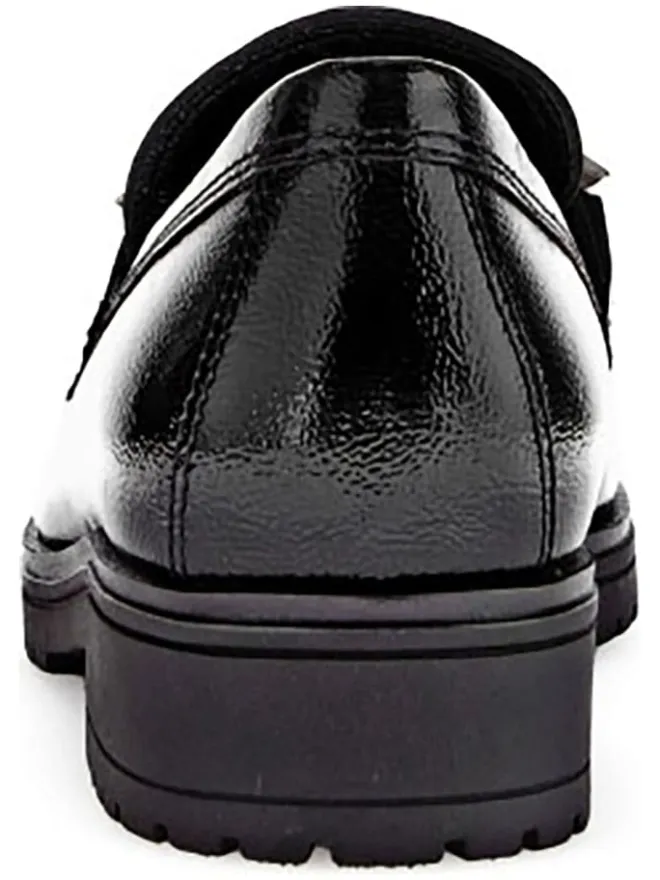 Gabor Halbschuhe^Leder-Mokassins in Schwarz