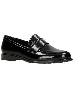 Leder-Mokassins in Schwarz>Wojas Online