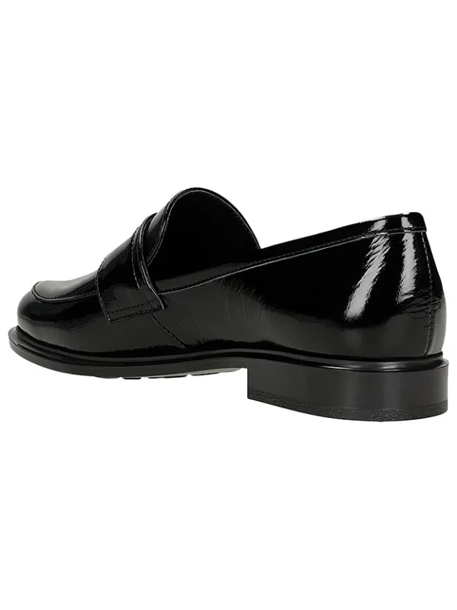 Leder-Mokassins in Schwarz>Wojas Online