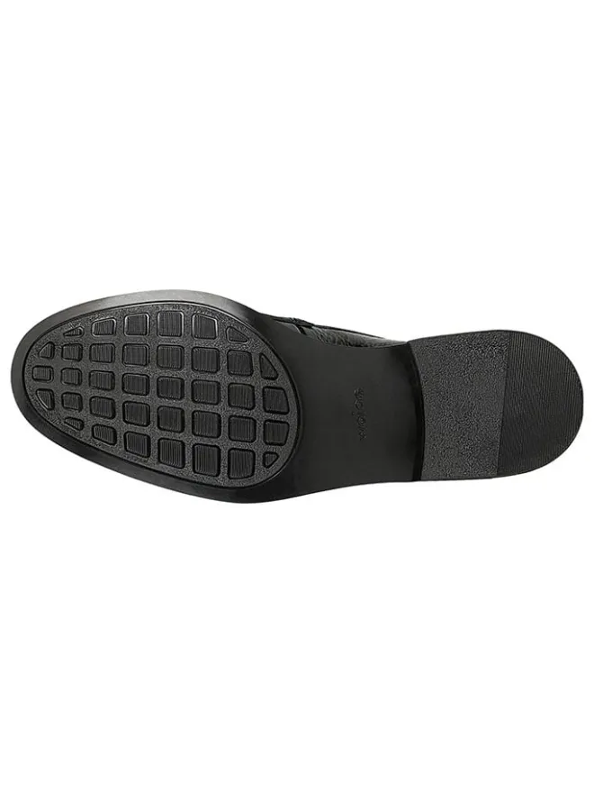 Leder-Mokassins in Schwarz>Wojas Online