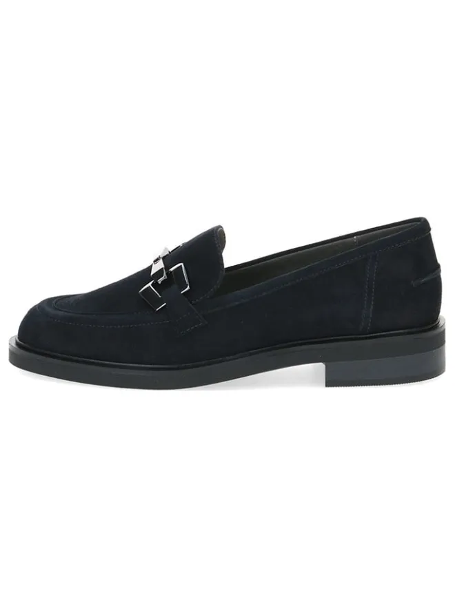 Caprice Halbschuhe^Leder-Mokassins in Schwarz