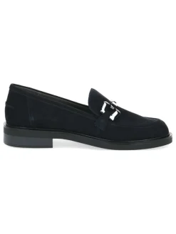 Caprice Halbschuhe^Leder-Mokassins in Schwarz