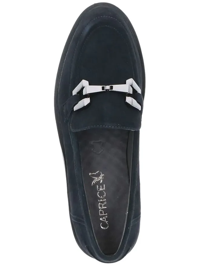 Caprice Halbschuhe^Leder-Mokassins in Schwarz