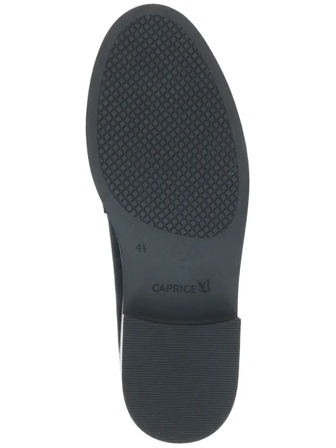Caprice Halbschuhe^Leder-Mokassins in Schwarz