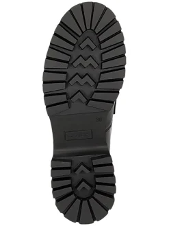 Leder-Mokassins in Schwarz><noscript><img width=