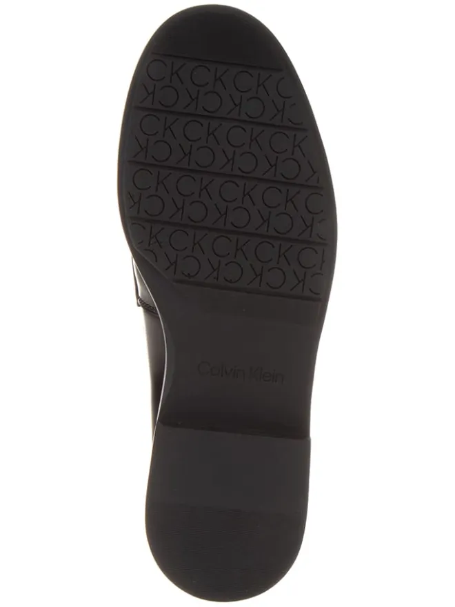 Leder-Mokassins in Schwarz>Calvin Klein Discount