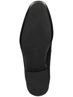 Leder-Mokassins in Schwarz><noscript><img width=