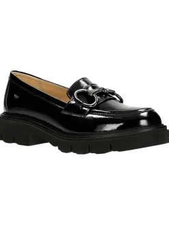 Leder-Mokassins in Schwarz>Wojas Hot