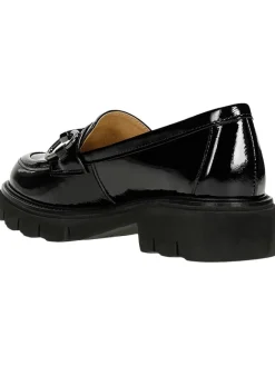 Leder-Mokassins in Schwarz><noscript><img width=