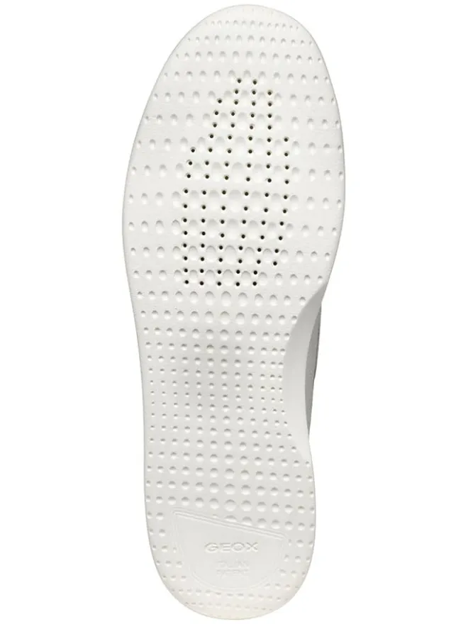 Leder-Mokassins in Weiß>Geox Online