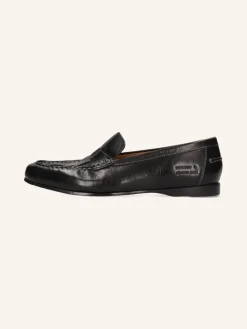 MELVIN & HAMILTON Halbschuhe^Leder-Mokassins "Julietta 4" in Schwarz