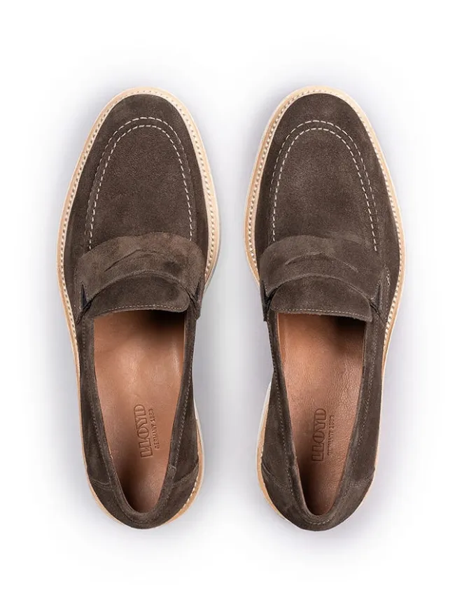 Leder-Mokassins "Justin" in Taupe>LLOYD Best