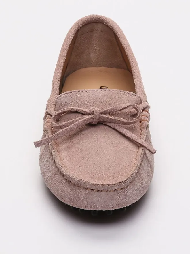 CHARLES & SMITH Halbschuhe^Leder-Mokassins "Newton" in Rosa