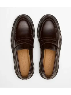 Leder-Mokassins "Phia" in Braun>Marc O'Polo Shoes Best