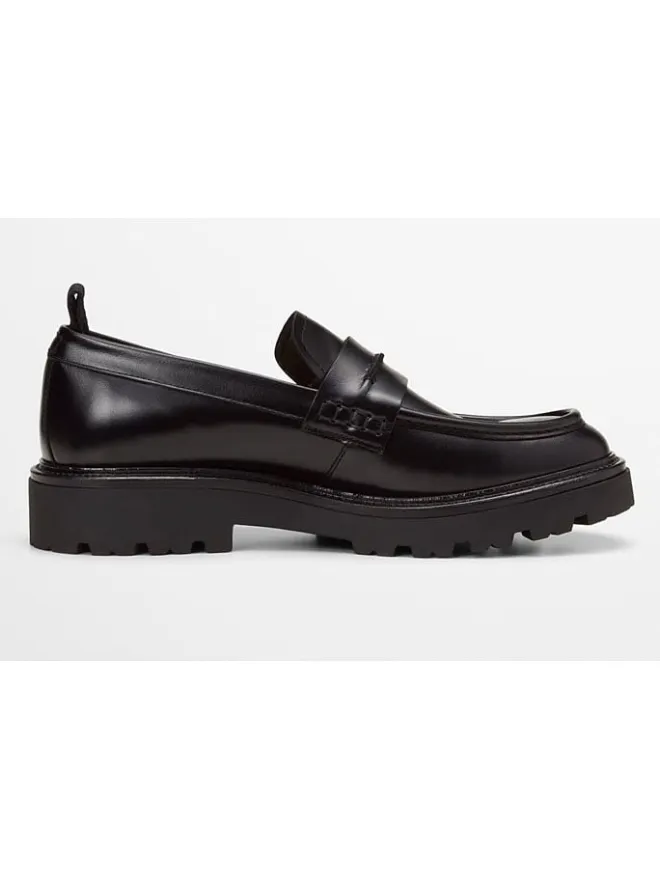 Marc O'Polo Shoes Halbschuhe^Leder-Mokassins "Phil" in Schwarz