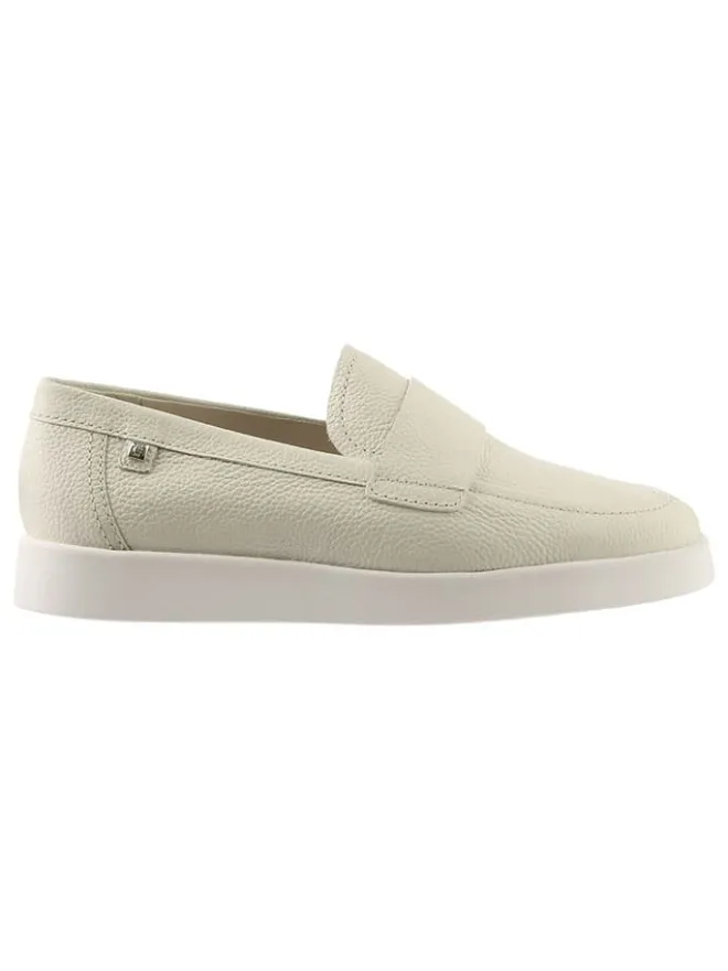 Högl Halbschuhe^Leder-Mokassins "Ryan" in Creme