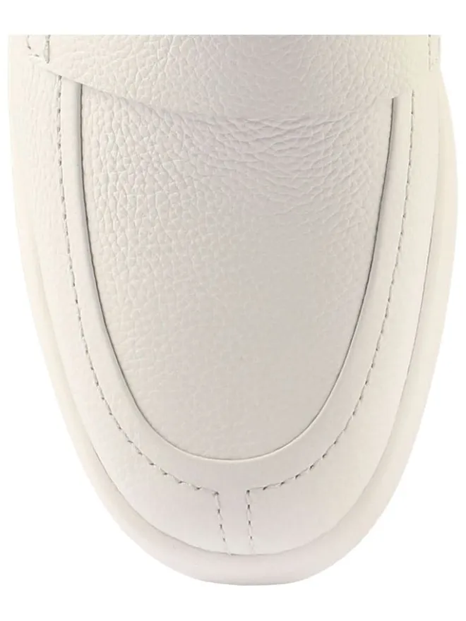Högl Halbschuhe^Leder-Mokassins "Ryan" in Creme