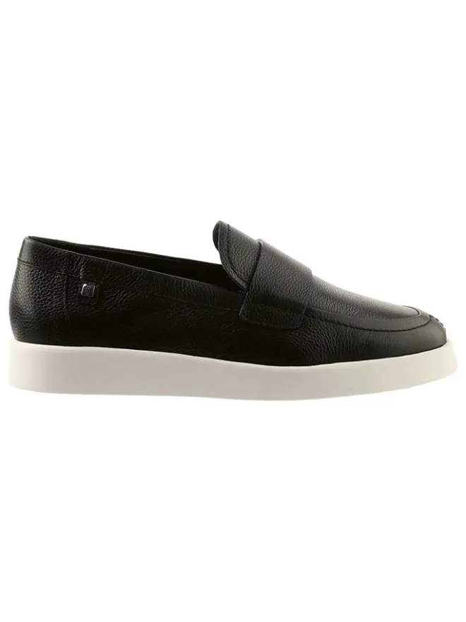 Högl Halbschuhe^Leder-Mokassins "Ryan" in Schwarz