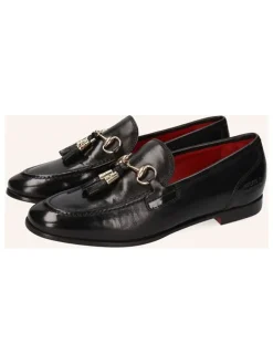 MELVIN & HAMILTON Halbschuhe^Leder-Mokassins "Scarlett" in Schwarz