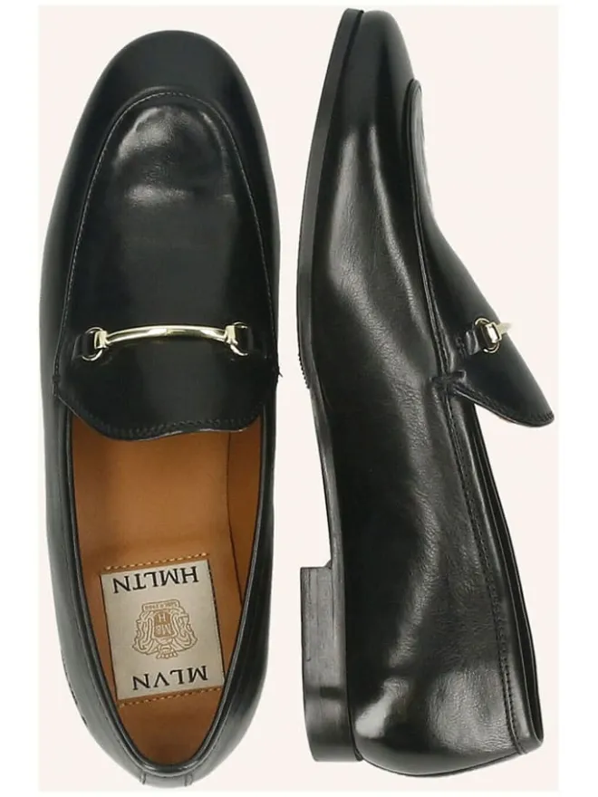MELVIN & HAMILTON Halbschuhe^Leder-Mokassins "Scarlett" in Schwarz