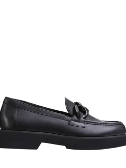 Högl Halbschuhe^Leder-Mokassins "Stacy" in Schwarz