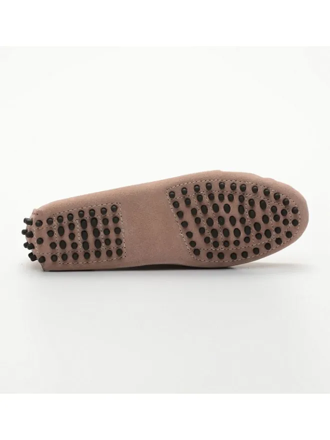 Leder-Mokassins "Thandie" in Rosa>CHARLES & SMITH New