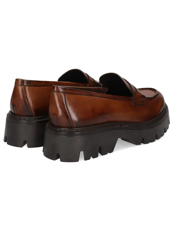 MELVIN & HAMILTON Halbschuhe^Leder-Mokassins "Thelia 7" in Braun