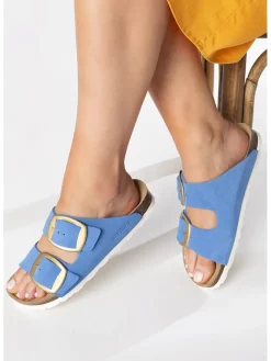 BAYTON Clogs & Pantoletten^Leder-Pantoletten "Alicante" in Blau