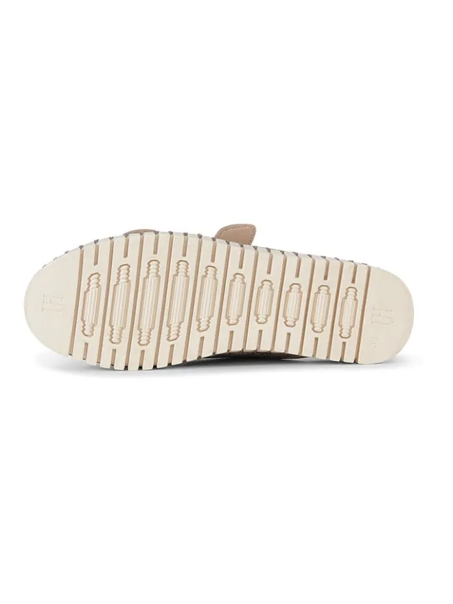 Ilse Jacobsen Clogs & Pantoletten^Leder-Pantoletten in Beige/ Gold