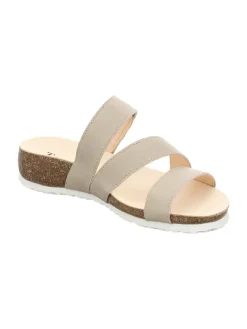 Think! Clogs & Pantoletten^Leder-Pantoletten in Beige