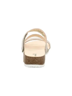 Think! Clogs & Pantoletten^Leder-Pantoletten in Beige