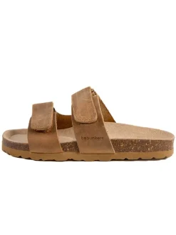 BABUNKERS Family Clogs & Pantoletten·Pantoletten^Leder-Pantoletten in Braun