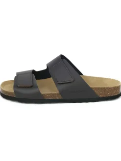 BABUNKERS Family Hausschuhe|Sandalen & Pantoletten^Leder-Pantoletten in Braun